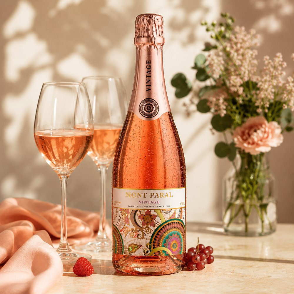 Cava Rose Mont Paral Brut Vintage